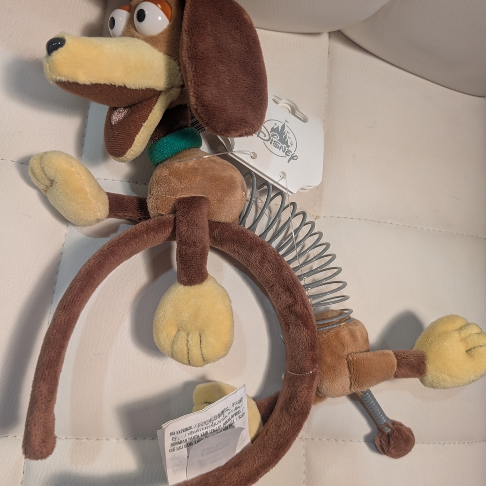 Disney Toy Story Slinky Dog Plush Headband in Brown, Yellow & Green